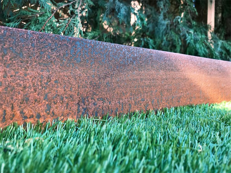 rusted landscape edging For City Gardens Landscape